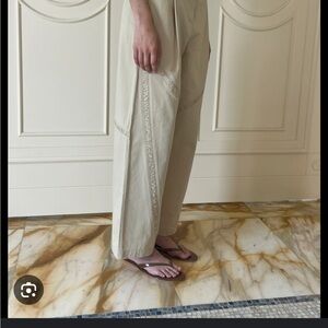 Deiji studios channel pants in stone